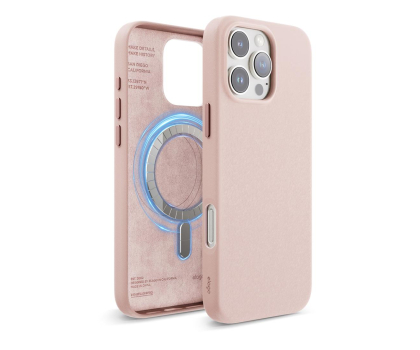 Etui do telefonów Elago Magnetic Leather do iPhone 16 Pro Max Lovely Pink ES16MSLE69PRO-LPK